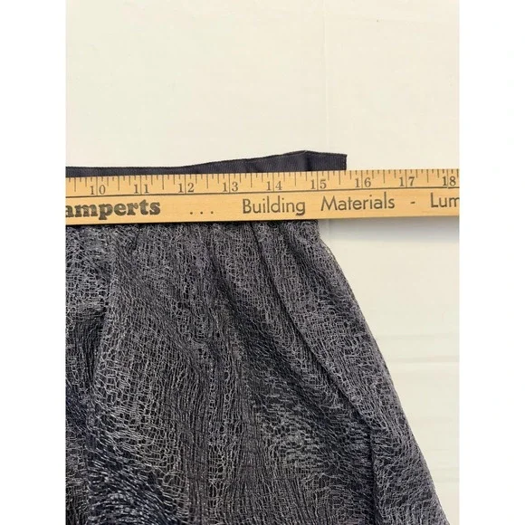 Isaac Mizrahi For Target Skirt Womens 4 Gray Metallic Tutu Knee‎ Length Lined - Picture 4 of 7